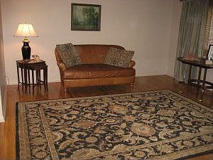 Spacious with wood floors 