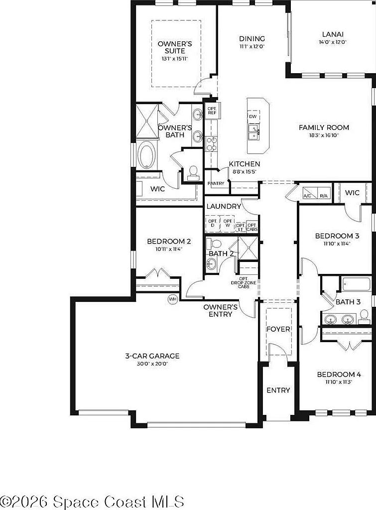 4 bed, 3.0 bath, 2106 sqft, $2,600 — Photo 4