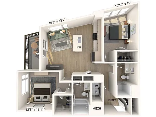 Floor plan B15-1043