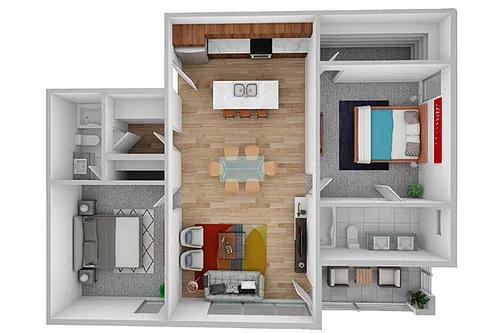 Floor plan 2 Bedroom