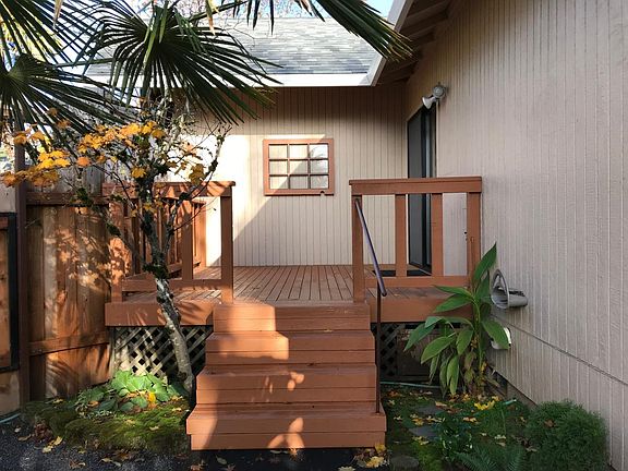 Private Deck and yard, owner maintains yard