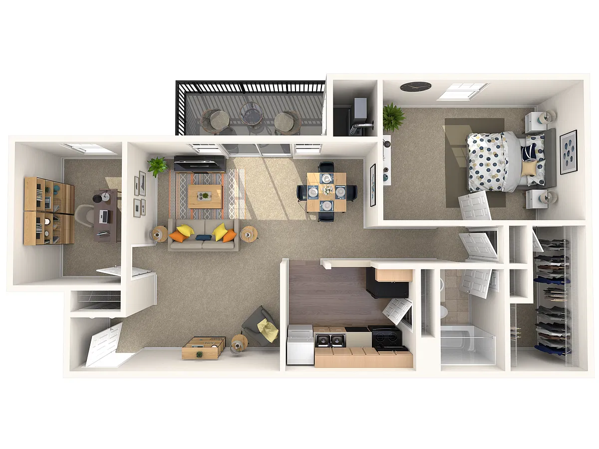 Floor plan Slate With Den