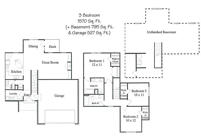 Floor plan The Ponderosa