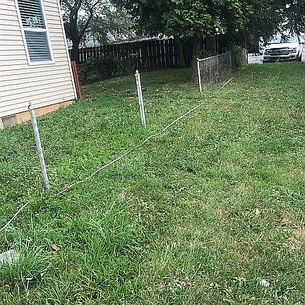 Before fence 