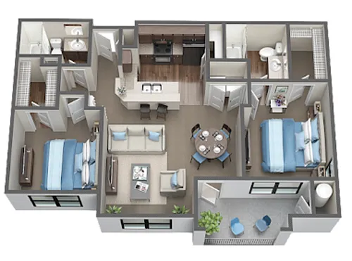 Floor plan B3