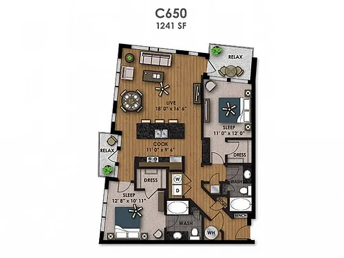Floor plan C650