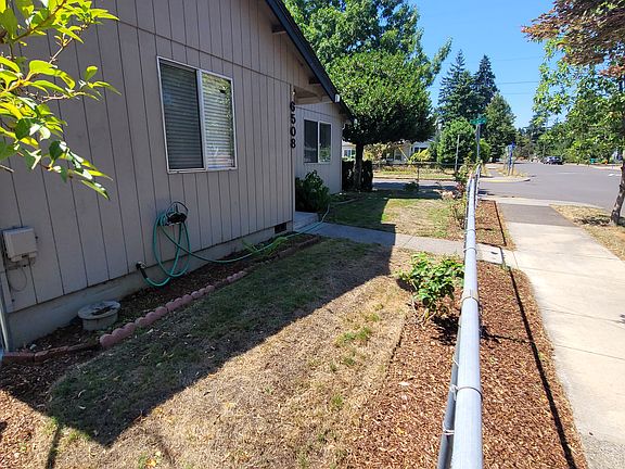 Front yard facing north