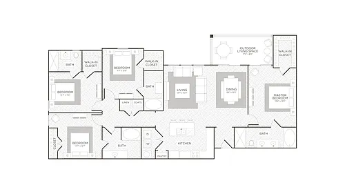 Floor plan D1-Twill