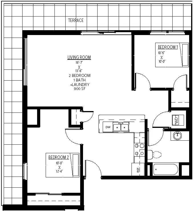 Floor plan L401