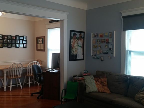 living room into dining room