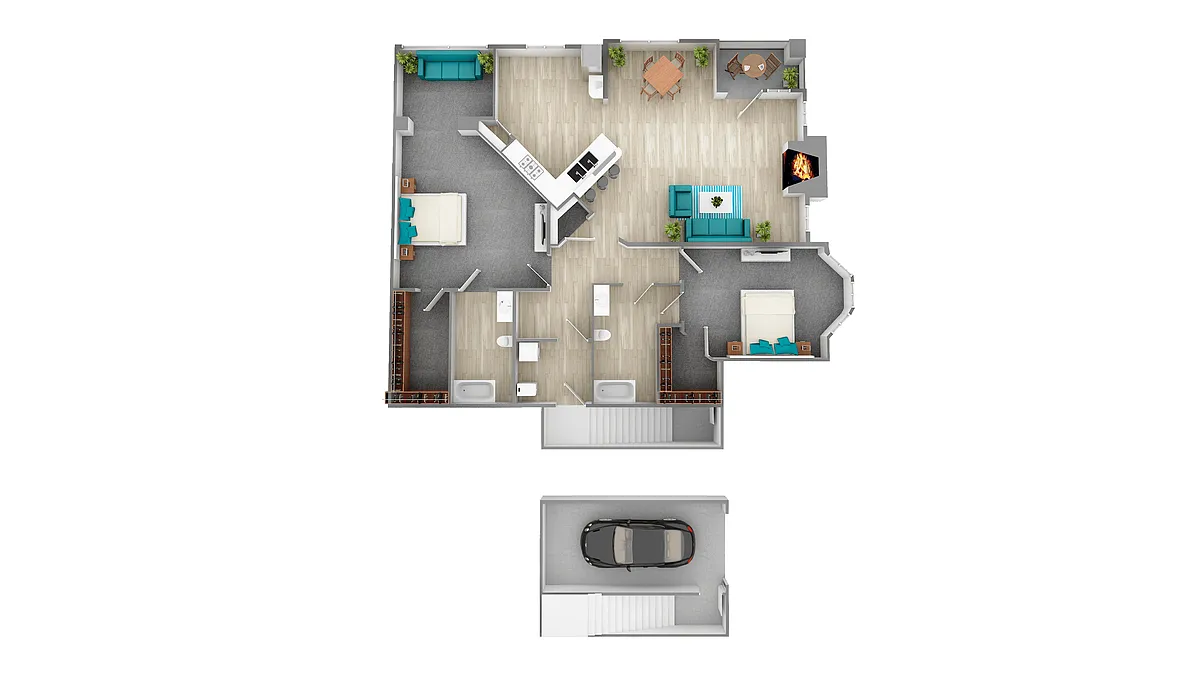 Floor plan B1T