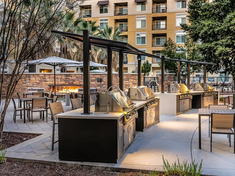 Phase I grill area