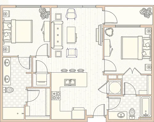 Floor plan B3