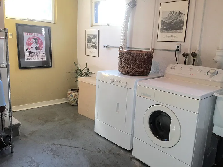 Basement laundry
