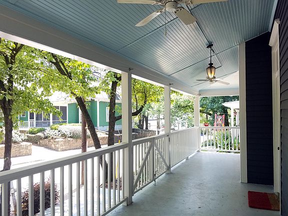Spacious front porch