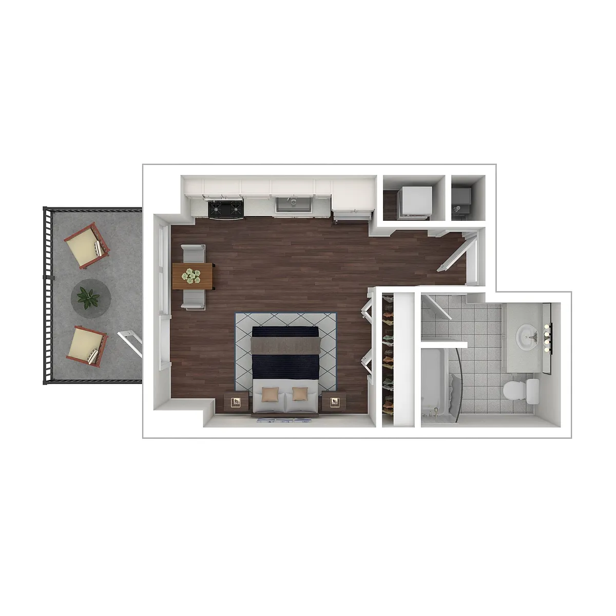 Floor plan Studio e10.1