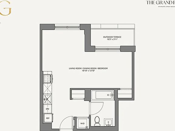2nd image of 979 Pacific St Unit 6G