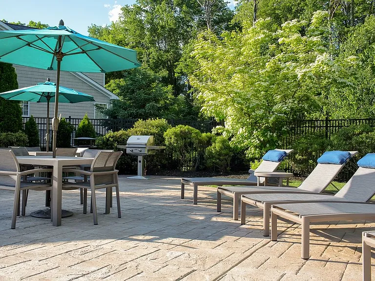 BBQ grill and picnic area