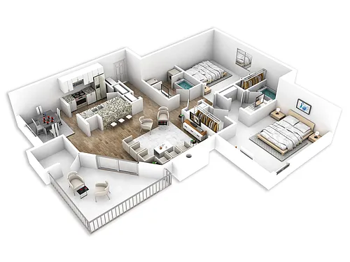 Floor plan B3