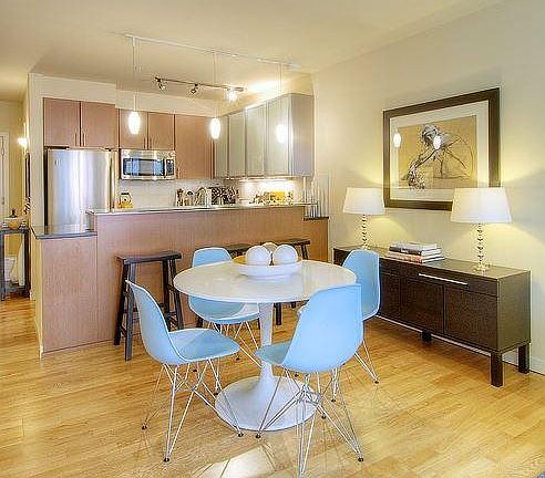 Dining room + Kitchen