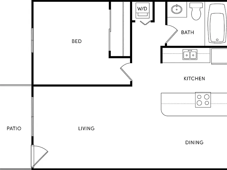 Creekbend | 1 Bedroom Creekbend | 1 Bedroom