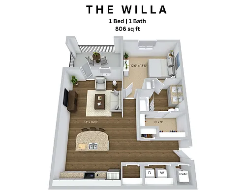 Floor plan The Willa