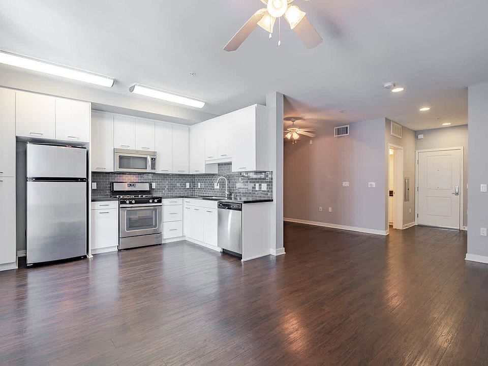 Studio Living Room with Hard Surface Flooring