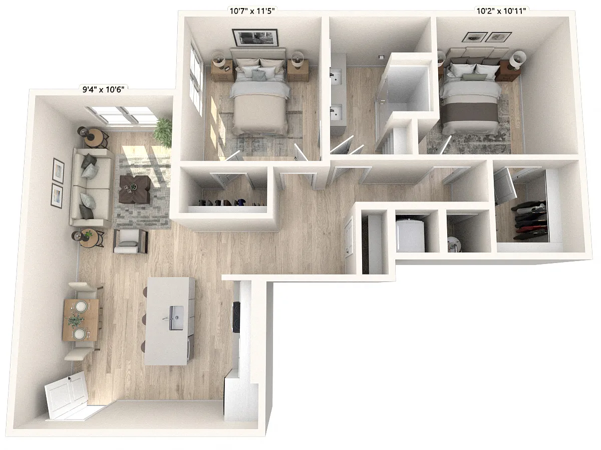 Floor plan B3