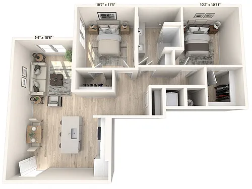 Floor plan B3