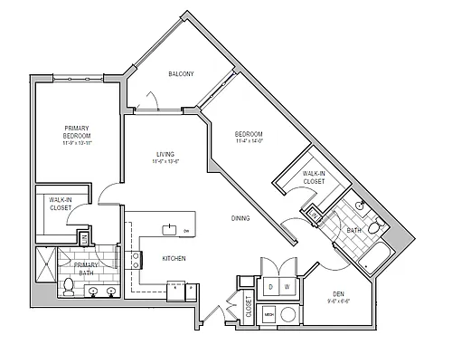 Floor plan B10D