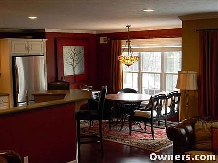 View to breakfast area