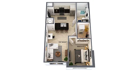 Floor plan A1B