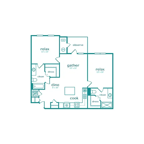 Floor plan B1