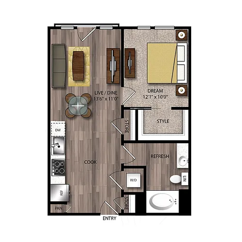 Floor plan A71