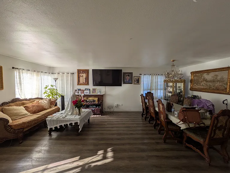 Living/ dining area.