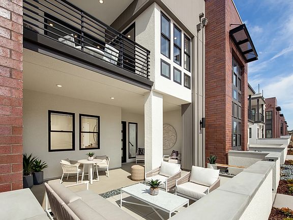 Rooftops Plan 2 Model Patio