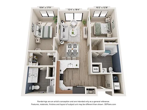 Floor plan B1