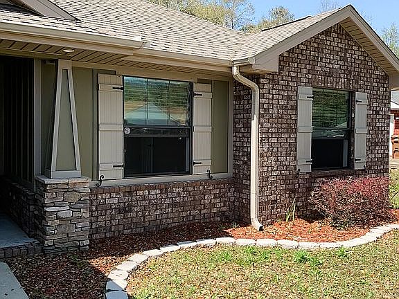 Brick and cement board 