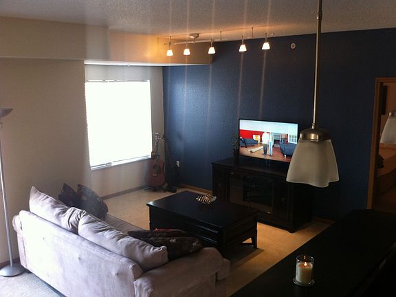 Spacious, open concept living area