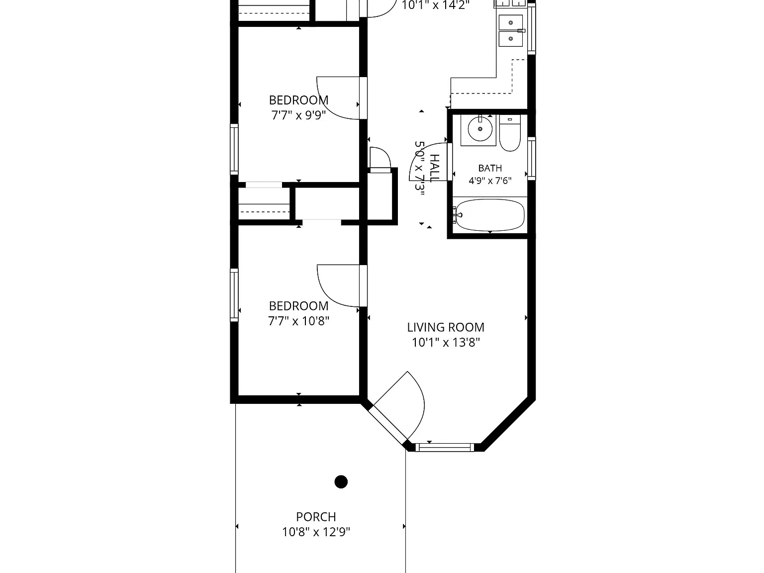 3 bed, 700 sqft, $1,400 — Photo 2