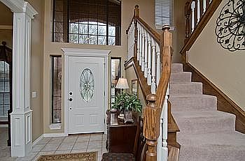 Grand Entry with Tall Ceilings