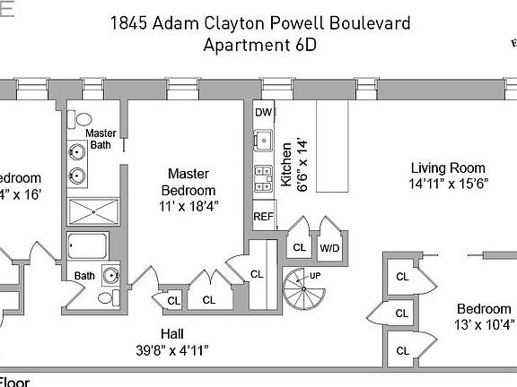 2nd image of 1845 Adam Clayton Powell Jr Blvd APT 6D