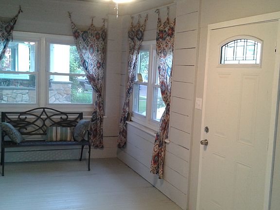 Enclosed front porch