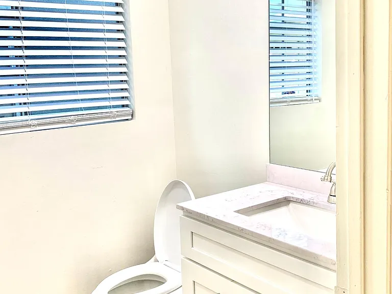 down stair powder room
