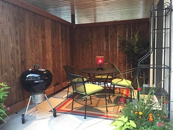 Covered Private Patio