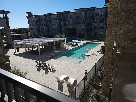 Pool view from balcony