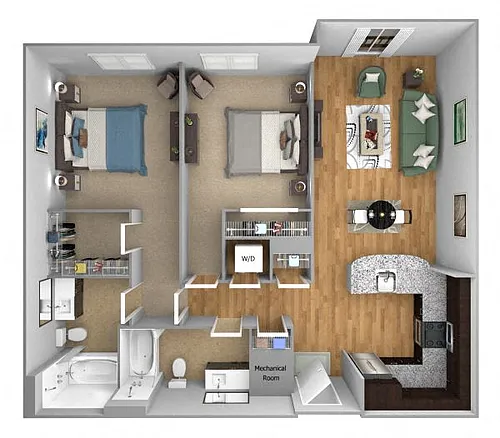 Floor plan B3