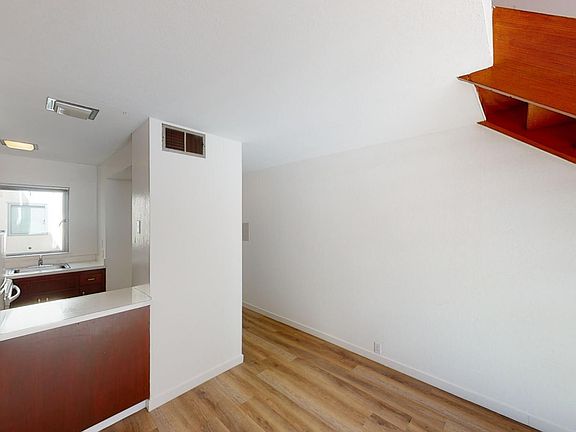 Open kitchen to living room