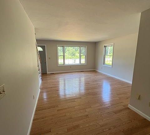view into living room from the kitchen