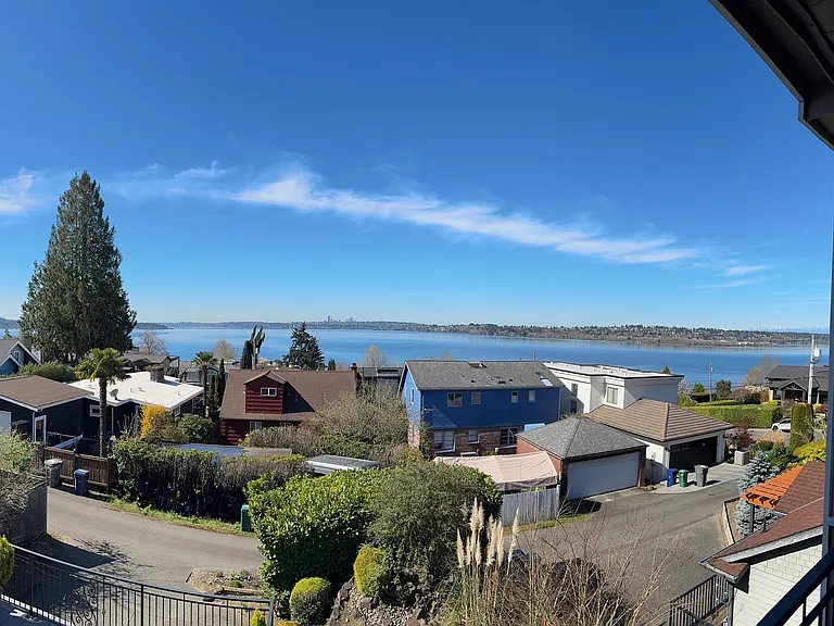 Panoramic photo from the primary bedroom deck